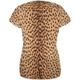 thumbnail image 2 of T-shirt pour Femmes à Imprimé Intégral de Costume de Guépard d'Halloween, 2 of 2