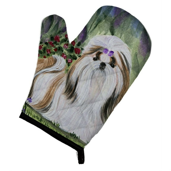 Carolines Treasures SS8034OVMT Shih Tzu Oven Mitt Large multicolor