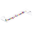 thumbnail image 3 of Growing a Satin Sash s coloridas Suministros para fiestas para niñas Blanco Sunnimix Bastidor de satén de cumpleaños, 3 of 8