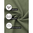 thumbnail image 5 of Linen Shirts for Men Casual Button Down Long Sleeve Shirt Solid Beach Breathable Cotton Linen Shirts, 5 of 9