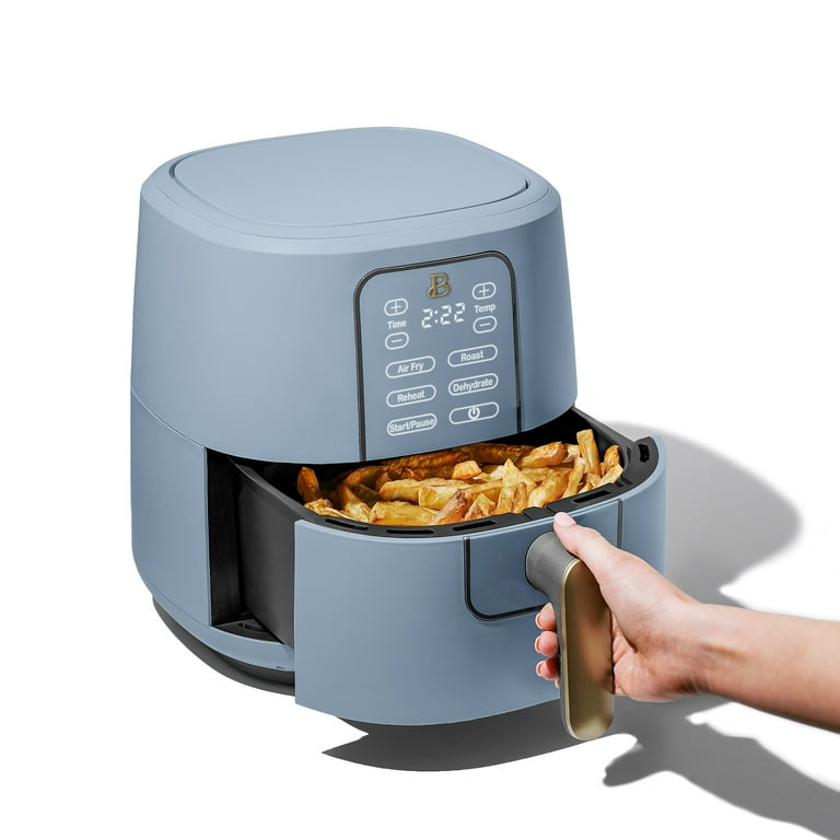 Beautiful 19134 6 Slice Touchscreen Air Fryer Toaster Oven, Cornflower Blue  by