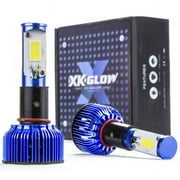 XKGLOW Single Beam 60W COB LED Headlight Set