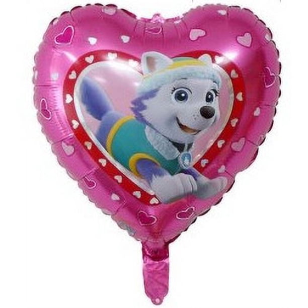 Globo Maomao de película de aluminio con diseño de patrulla canina de dibujos animados, decoración para fiesta de cumpleaños infantil