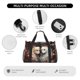 thumbnail image 4 of Balery Flower Cat Couple Bolsa de Gimnasio para Mujeres, Bolsa de Viaje con Bolsillo Húmedo, Bolsa de Fin de Semana para Mujeres, Bolsa de Viaje Resistente al Agua, 4 of 7