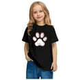 thumbnail image 4 of Short Sleeve Shirts for Kids Girl Boy Fall Summer Crew Neck Baseball Print Sport Gym Casual Running Cute Basic Tops Shirt Blouses Child 2026 Clothes 9 Years, 4 of 5