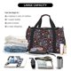 thumbnail image 5 of Fotbe Snakes And Snake Fruit Bolsa de Viaje con Estampado, Bolsa de Fin de Semana para Mujer con Compartimento para Zapatos, Bolsa de Gimnasio con Bolsillo Húmedo, 5 of 7
