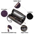 thumbnail image 4 of LOUEBICA Wallet Women Leather RFID Blocking Wristlet wallets Ladies Clutch with Floral Pattern for Phone and Card, 4 of 7