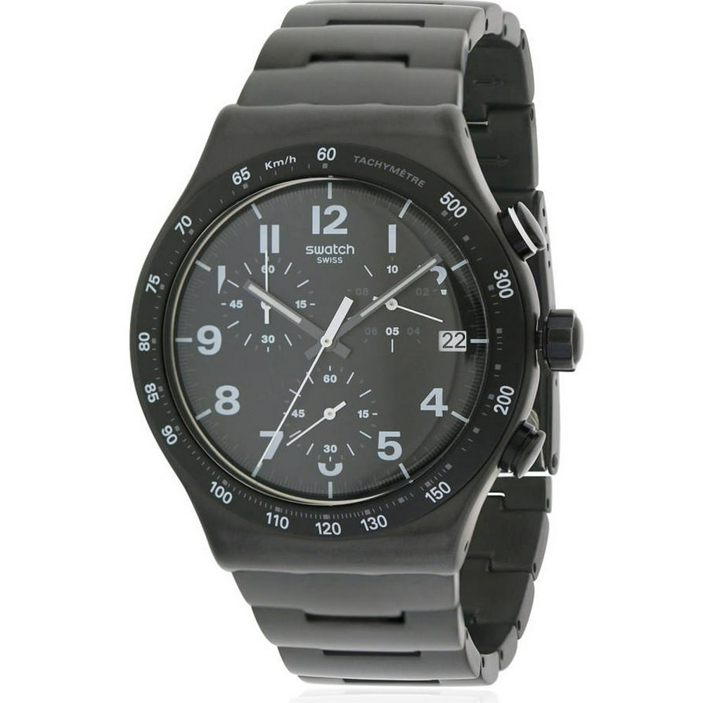 Swatch - Swatch DESTINATION MANHATTAN Stainless Steel Chronograph Men's ...