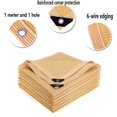 thumbnail image 1 of Red de sombreado de jardín impermeable al aire libre, toldos de terraza, malla de cubierta de sombra de Camping, protección UV, tela de protección solar HDPE, sombra, 1 of 4