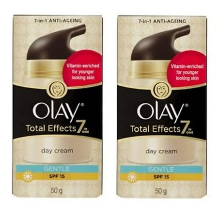 Olay Total Effects 7 in One Day Cream, Gentle, SPF 15, 50g (1.7 oz) (Pack of 2)