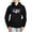 Black, variant on - Bald Eagle Over American - Pullover Hoodie, Classic & Comfortable Hooded Sweatshirt