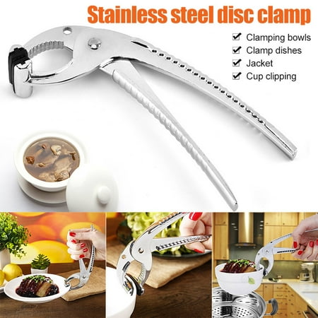 

Stainless Steel Anti-Scalding Dish Clip Scald Proof Tongs Bowl Clamp Tongs Gripper