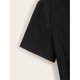 thumbnail image 3 of Women's Casual Paris Print T-Shirt - Black Short Sleeve Round Neck Tee with "PARIS FRANCE" Graphic, Lightweight Polyester Blend, Machine Washable, Summer Essential for Casual Attire, 3 of 5
