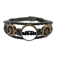 thumbnail image 1 of Pulsera marina tejida en cuero Unbranded Gran Bretaña Stonehenge Reino Unido 18 cm - 20.5 cm, 1 of 4