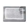 thumbnail image 2 of ZUBKTE Caroet Color Geometry Bath Mats For Bathroom Non Slip 16x24 Small Dark Gray Bathroom Rugs Absorbent Soft Washable Microfiber Bath Mat Bathroom Carpet, 2 of 6