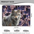 thumbnail image 7 of FOR U DESIGNS American Flag Wolf Print All Weather Car Trunk Mat Non-Slip Stylish Cargo Liner Heavy Duty Durable Rear Trunk Protection for Most Vehicles, 7 of 7