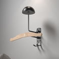thumbnail image 3 of Motorcycle helmet rack with Coat Rack, helmet wall mount, with 2 Hooks For Coats, Caps, Helmet Football Baseb Hanger,, 3 of 7
