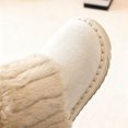 thumbnail image 2 of OGLCCG Boys Girls Snow Boots Suede Winter Warm Faux Fur Lined Slip On Outdoor Winter Shoes for Toddler/Little Kid/Big Kid Size 3-11, 2 of 7