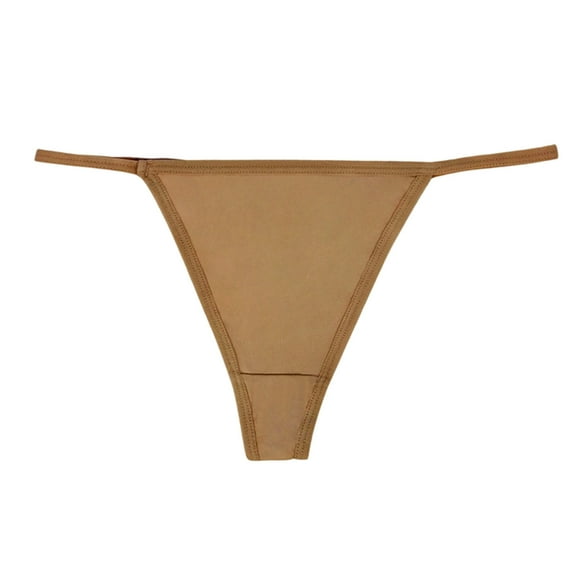 uikmnh Women's Seamless Sporty Triangle Thong Panties Everyday Comfort Stylish Stretch Soft Underwear Size:M