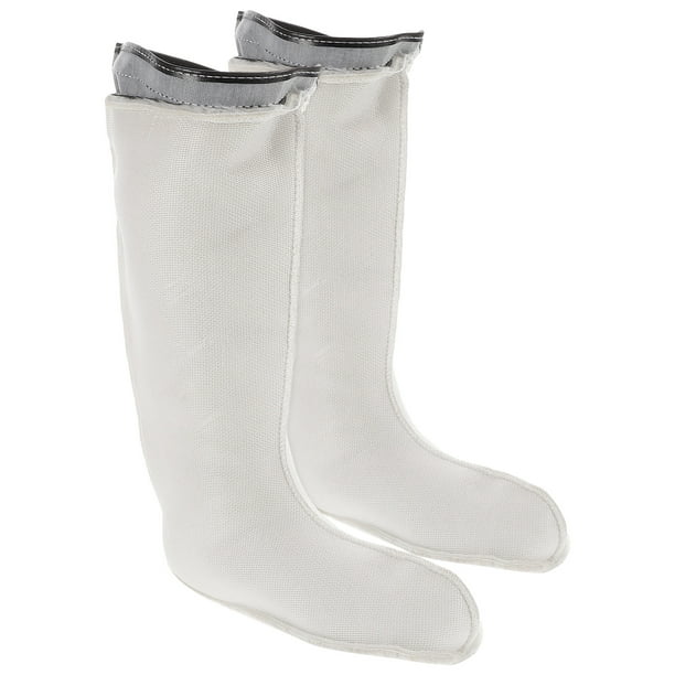 ColoMX Botas de lluvia Forro interior Botas Insertar Zapatos de zuecos cálidos Botas con forro Forro polar Forros para botas para clima frío Forro polar Calcetines para mujer