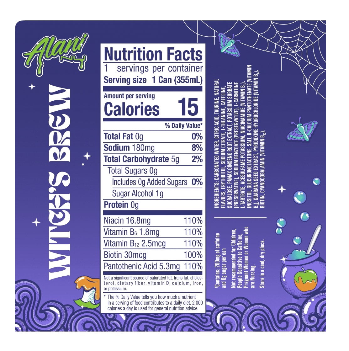 Alani Witch's Brew Energy Drink 12 Pack 12 fl oz
