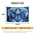 thumbnail image 6 of SEANATIVE Sea Turtle Tapestry Floral Wall Hanging Kitchen Decor Art Decor Tapestries for Bedroom Living Room 36W*24H Inches Small Tapestry Wall Hanging Tapestry for Bedroom, 6 of 6