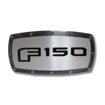 Ford F-150 Billet Aluminum Tow Black Hitch Cover Plug Official Licensed