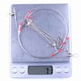 thumbnail image 3 of 10pcs Stainless Steel Fishing Rigs Wire Leader Rope Rope Fishing Line Swivel String Hooks Balance Bracket Fishing Tackle Accessorie, 3 of 4
