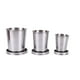 thumbnail image 1 of Taza de viaje plegable Sincero acero inoxidable 3 unidades, 1 of 5