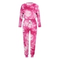 thumbnail image 5 of BLVB Women's 2 Piece Tracksuit Crewneck Long Sleeve Pullover Tops Long Sweatpants Outfits Lounge Sets Sweatsuits, 5 of 6