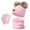 Light Pink, variant on Monebena Kids Winter Beanie Hat Scarf Gloves Set Knit Warm Toddler Winter Cap Gloves Neck Warmer for Boys Girls 1-8 Year M01