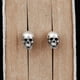thumbnail image 3 of Pendientes YONGSHENG Plata de Ley 925 Calavera Halloween Hipoalergénicos, 3 of 5