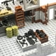 thumbnail image 4 of Conjunto de ladrillos para construir una base militar con torre de defensa, más de 500 piezas, 4 of 6