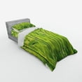 thumbnail image 2 of Ambesonne Green Bedding Set 3 Pcs, Nature Scenery Close up Scene, Twin XL, Apple Green, 2 of 2