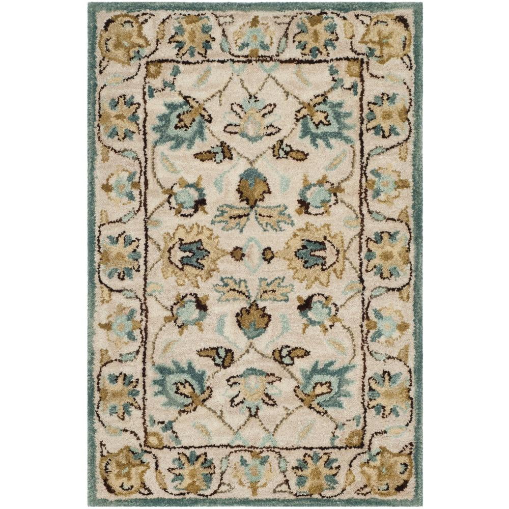 ANTIQUITY, PEACOCK / BLUE, 2' X 3', Area Rug