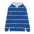 thumbnail image 4 of Bovemsi Sweatshirt for Women Women's Sportswear 2025 Striped Pattern Long Sleeved Casual Pullover Comfort Hoodie, 4 of 4