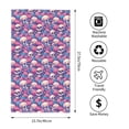 thumbnail image 2 of Kdxio Hand Towel white Skull blue flower for Bathroom Kitchen Fingertip Bath Towels 27.5 x 16 Inch Home Hotel Gym Laundry Room, 2 of 5
