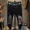 thumbnail image 2 of Casual pants cotton men's hot diamond pants men's casual long pants sports pants, 2 of 11