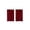 Wine, variant on Tunhigl Plaid Printed 2-Piece Curtain Set, Light Filtering Window Curtains For Bedroom Kitchen Cafe