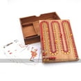 thumbnail image 3 of Rombol Wooden Cribbage Game in Storage Box - Cards included, 3 of 5