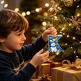 thumbnail image 5 of Clearance Cute Snowman Letter K Personalized Christmas Ornaments, Christmas Tree Decorations, 2D Christmas Tree Pendants for Xmas Tree Decor, 5 of 7