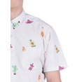 thumbnail image 4 of Visive Mens Big And Tall Short Sleeve Button Shirt, Printed Mexician Shirts, 4 of 6