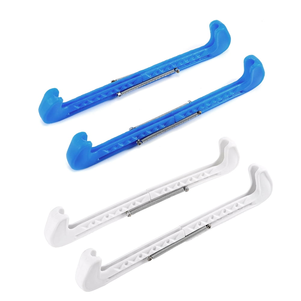 One Pair Adjustable Ice Hockey Figure Skate Blade Guards Walk Protect, Ice Skate Blade Guards
