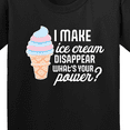 thumbnail image 4 of Inktastic I Make Ice Cream Disappear What's Your Power Youth T-Shirt, 4 of 5