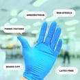 thumbnail image 4 of MMBM Medium Nitrile Exam Gloves Blue 8 Mil 12" Cuff Powder-Free Latex-Free 50 Count, 4 of 7