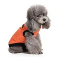 thumbnail image 6 of BT Bear Dog Winter Jacket With Harness, Cold Weather Dog Windproof Coat, Doggie Reflective Vest Apparel for Small Medium Dogs XL(Orange), 6 of 7