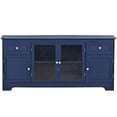 thumbnail image 6 of Bellemave TV Stand for TV up to 65 Inch with 4 Doors Adjustable Panels Open Style Cabinet, Sideboard for Living Room(Navy), 6 of 11