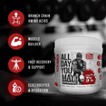 thumbnail image 6 of 5% Nutrition Rich Piana AllDayYouMay Caffeinated BCAA Energy Powder | Premium Pre Workout Amino Energy & Electrolytes | Hydration, Endurance & Recovery | 16.3 oz, 30 Servings (Southern Sweet Tea), 6 of 9