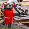 thumbnail image 5 of CRAFTSMAN Air Compressor, 20 Gallon, 1.8 HP, Oil-Free Air Tools, Max 175 PSI Pressure, 2 Quick Coupler, Long Lifecycle Low Noise, Model: CMXECXA0232043, Red, 5 of 9