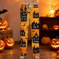 thumbnail image 2 of Satingcolo Mens Pajama Pants Soft Lightweight Men's Pajama Bottoms Sleep Lounge Pants For Men With Halloween Printed, 2 of 7
